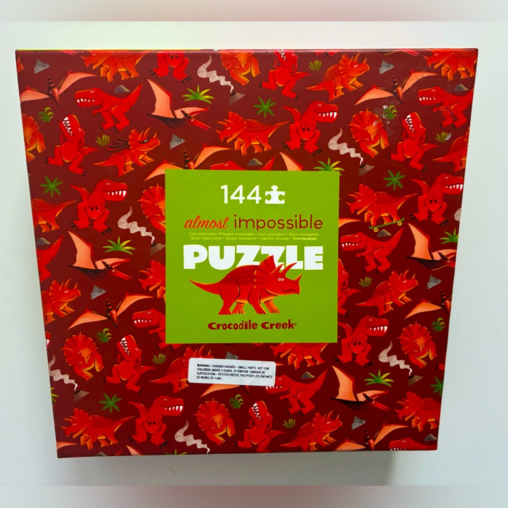 Crocodile Creek Almost Impossible “Dinosaur World” 144-piece puzzle